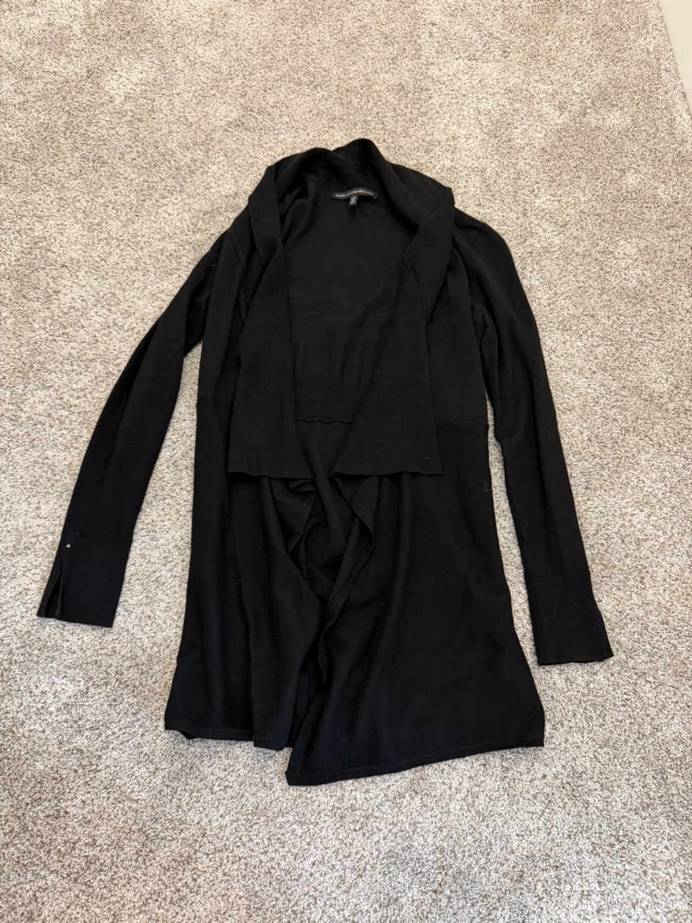 black cardigan